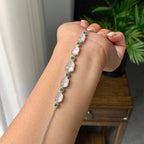 18k金冰种无色貔貅手链（yc233834）