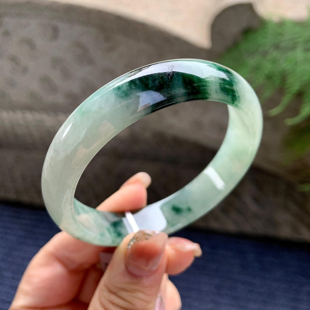糯种飘花平安镯（57mm）（yc297959）