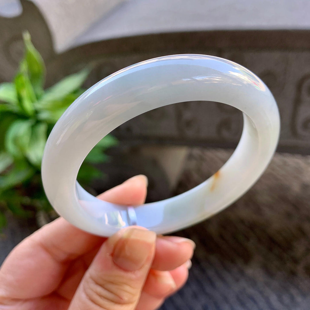 细糯种洒金平安镯（57.4mm）（yc308754）