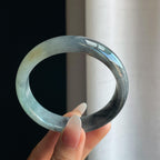 糯冰乌鸡翡翠手镯（58mm）（yc295063）