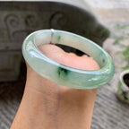 细糯种飘花平安镯（59.2mm）（yc202386）
