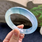 冰种紫罗兰平安镯（58.4mm）（yc253067）