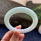 细糯种淡晴底圆条手镯（56.4mm）（yc267232）