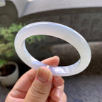 糯冰种无色贵妃手镯（54.5mm）（yc243901）