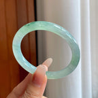 糯冰飘花翡翠贵妃镯（54mm）（yc270326）