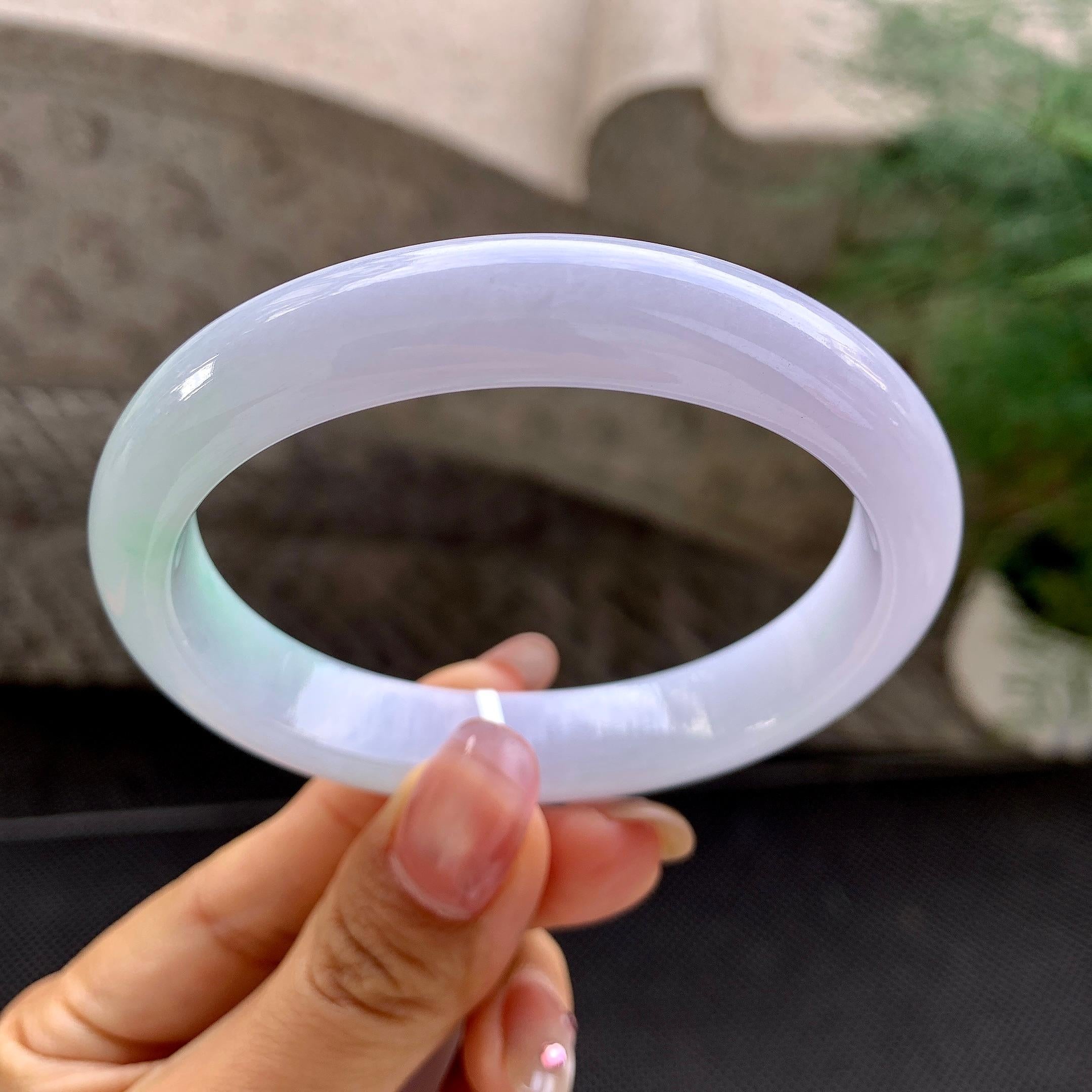 细糯种春彩贵妃手镯（61mm）（yc288662）