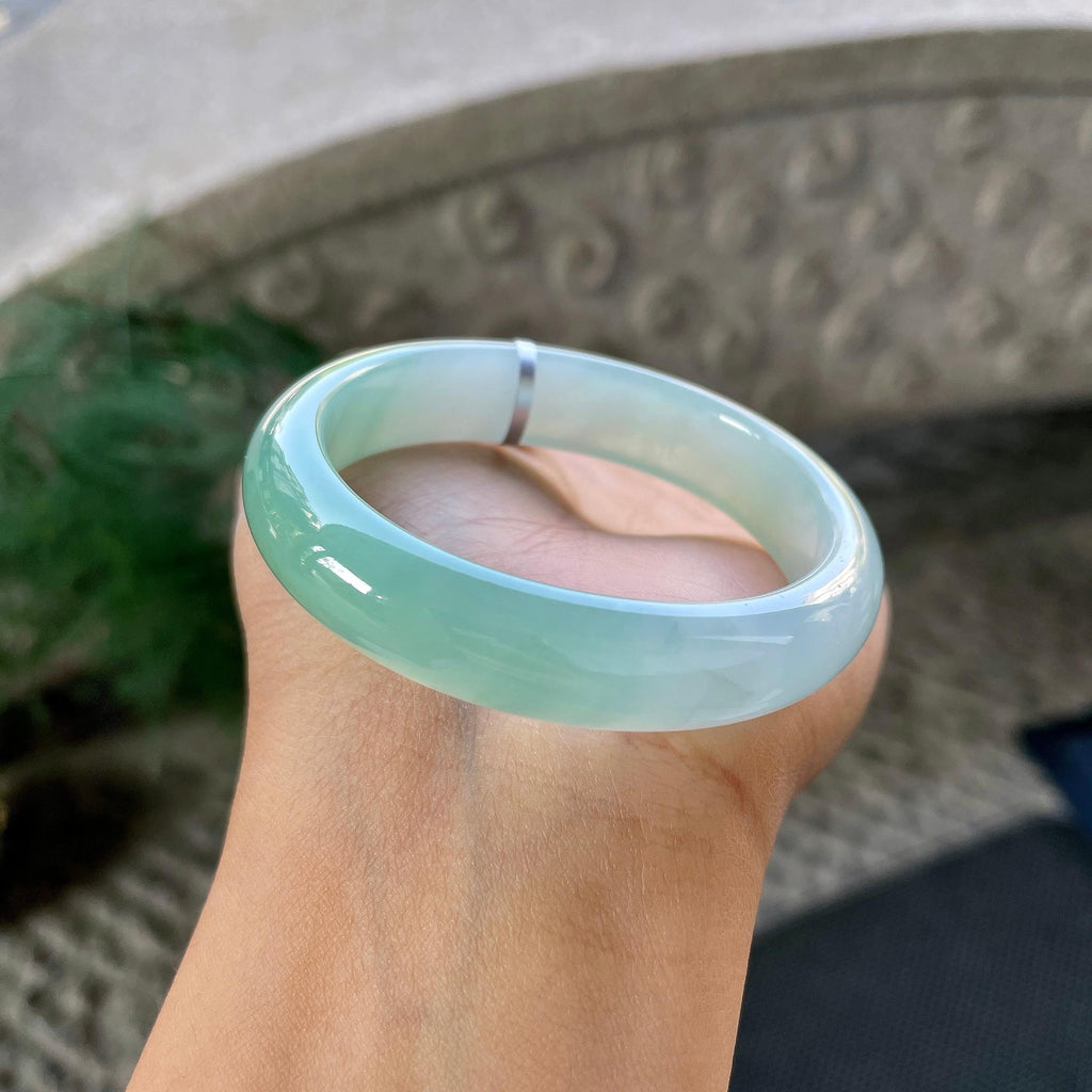 细糯种翠绿贵妃手镯（51.1mm）（yc305685）