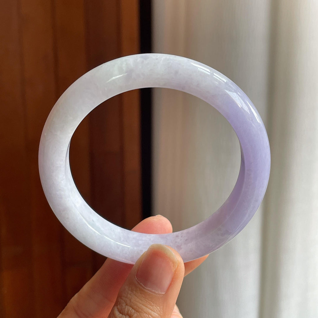 糯冰紫罗兰翡翠平安镯（59mm）（yc345504）