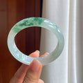 糯冰飘花翡翠平安镯（58.5mm）（yc457469）
