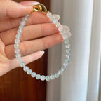 冰种双色翡翠珠串手串（yc267479）