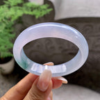 糯冰种飘花贵妃手镯（51.5mm）（yc203691）