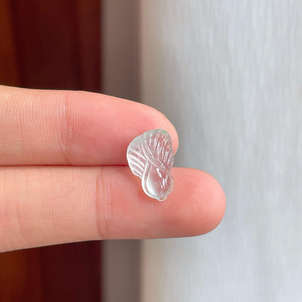 裸石冰玻种翡翠白菜（yc249134）