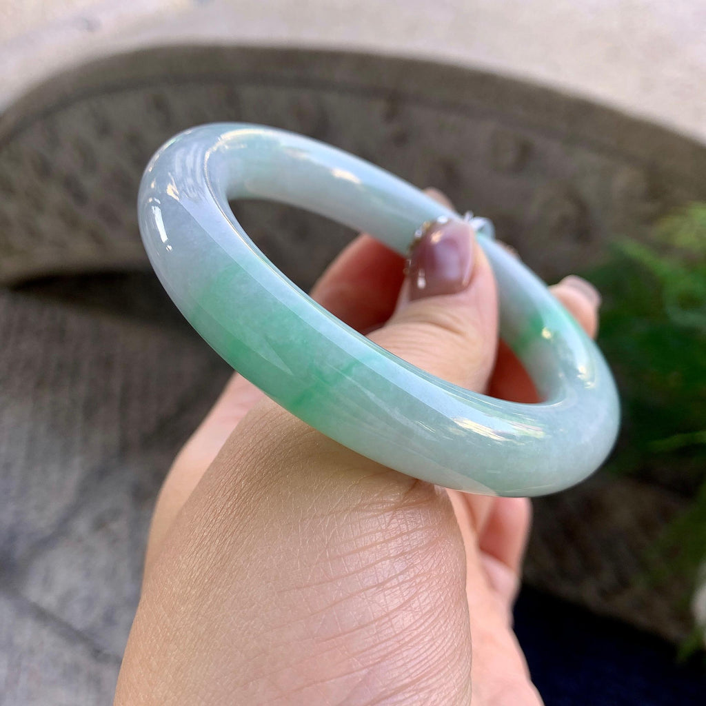 细糯种飘花圆条手镯（56mm）（yc275324）