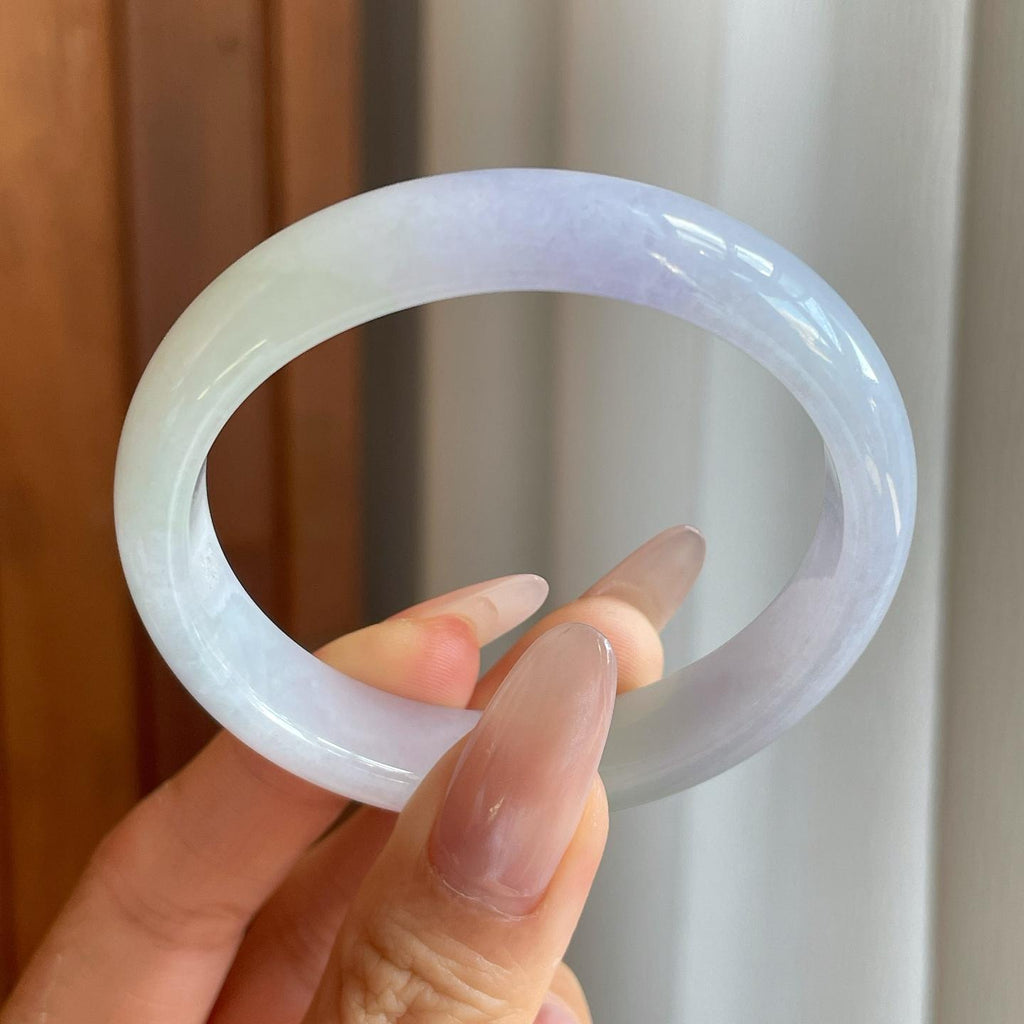 糯冰淡椿彩翡翠贵妃镯（51.3mm（yc279378）