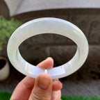 细糯种无色平安镯（56mm）（yc240752）