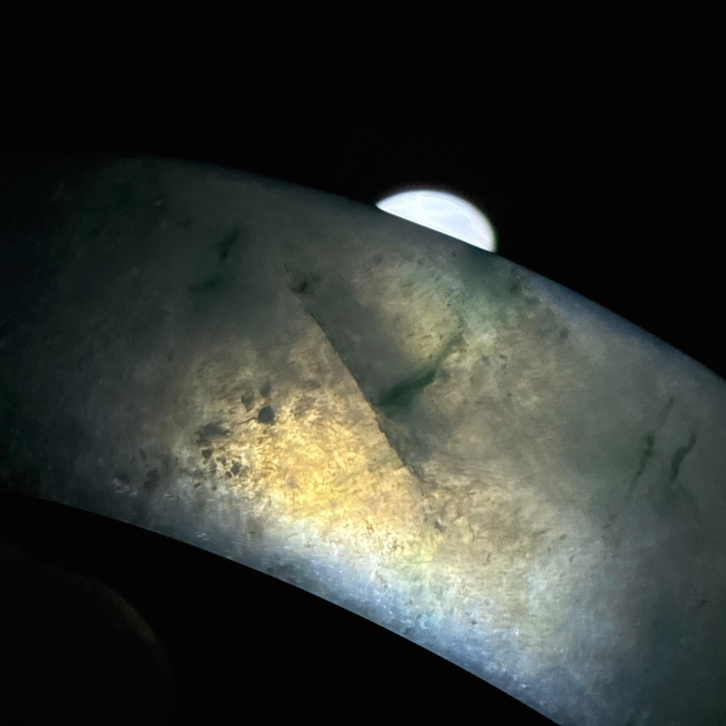 宽版 冰种飘花正圈53圈 天然缅甸A货翡翠（yc454467）
