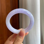 糯冰紫罗兰翡翠平安镯（50.5mm）（yc310950）