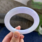 细糯种淡紫罗兰圆条手镯（56mm）（yc249406）