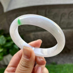 细糯种飘绿贵妃手镯（55mm）（yc304776）