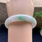 细糯种飘花平安镯（58mm）（yc194570）