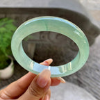 糯冰种晴底平安镯（57.8mm）（yc199566）