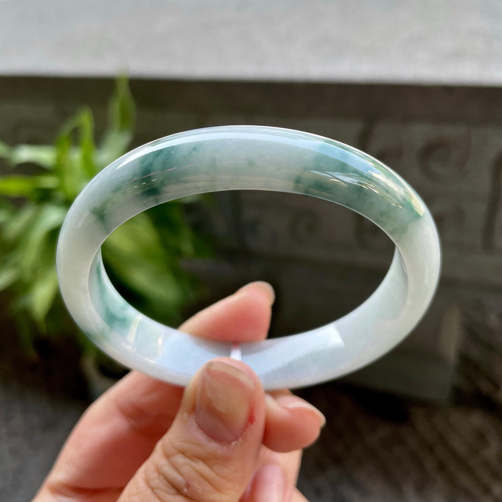 细糯种飘花贵妃手镯（56mm）（yc310102）