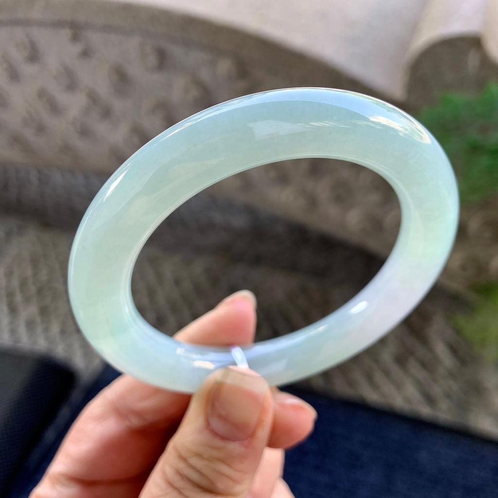 细糯种晴底圆条手镯（56mm）（yc305696）