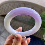 细糯种紫罗兰圆条手镯（55.4mm）（yc275317）