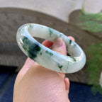 糯种飘花宽版轮胎手镯（56mm）（yc249400）