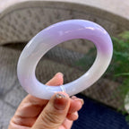 细糯种紫罗兰圆条手镯（55.4mm）（yc275317）