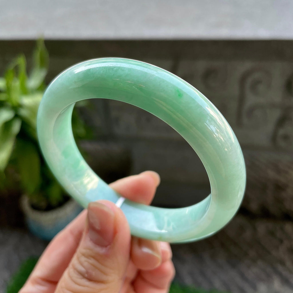 细糯种晴底平安镯（54.3mm）（yc310098）
