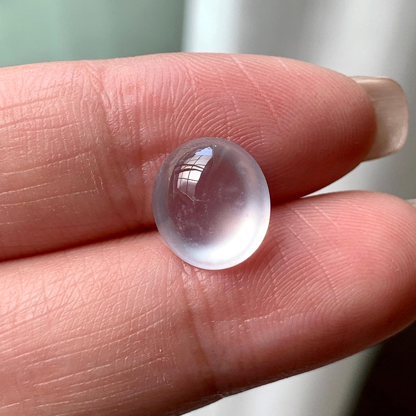 冰种无色蛋面裸石（一手） 天然缅甸A货翡翠（yc356848）