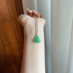 糯冰带色翡翠福瓜（yc265199）