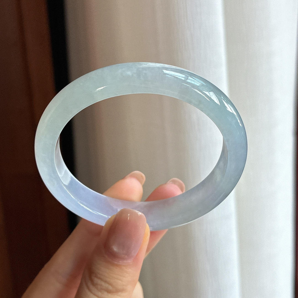 冰种紫罗兰翡翠贵妃镯 53圈（yc428561）