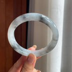 糯冰乌鸡翡翠平安镯(60.6mm)（yc413663）