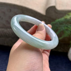 细糯种淡晴底圆条手镯（56.4mm）（yc267232）