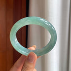 冰种蓝底翡翠平安镯（56.5mm）（yc412135）