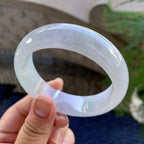 糯冰种无色宽版轮胎手镯（57mm）（yc249390）