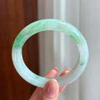 糯冰飘花平安镯（59.5mm)（yc329522）
