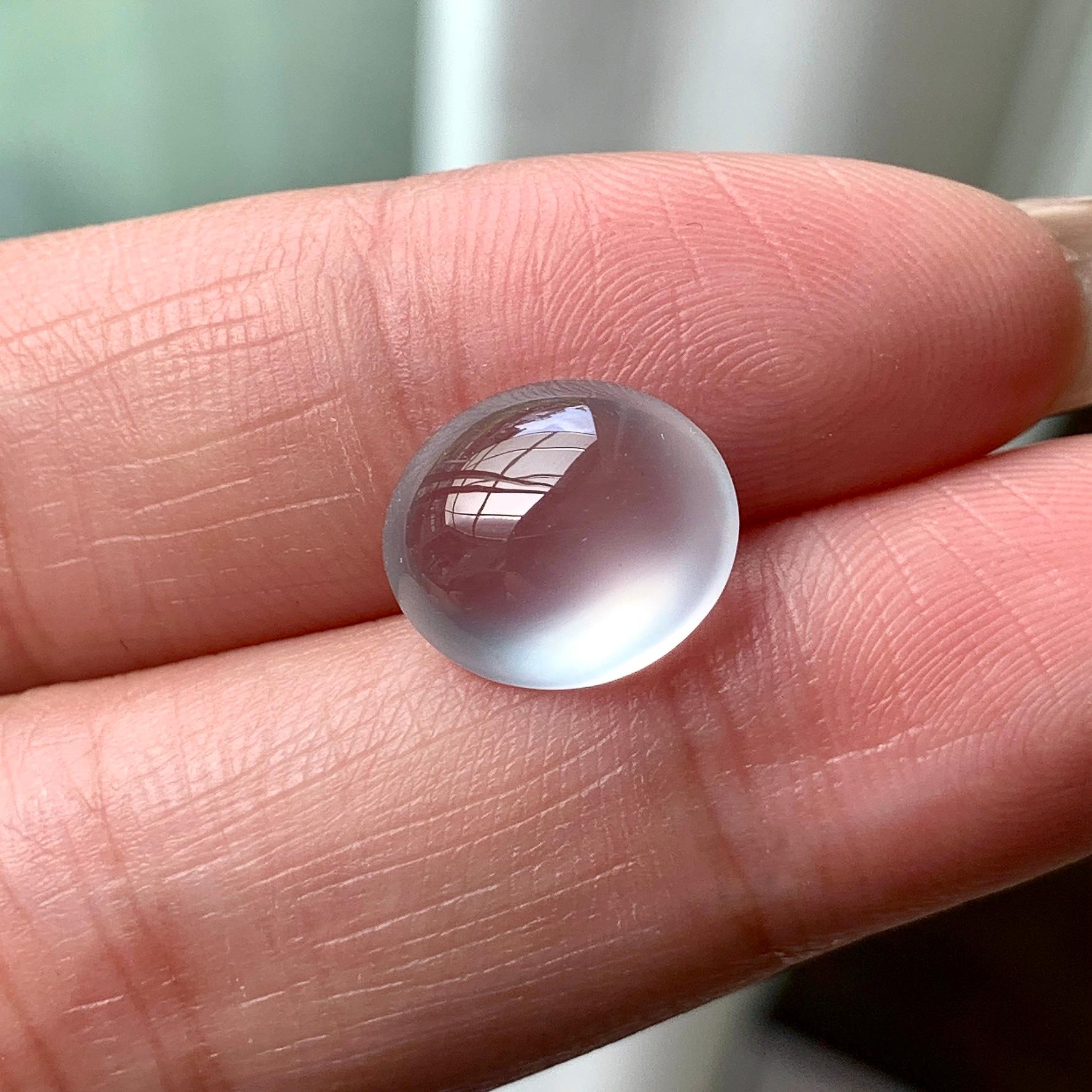 冰种无色蛋面裸石 天然缅甸A货翡翠（yc356846）