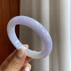 糯冰紫罗兰翡翠平安镯（57mm）（yc254962）