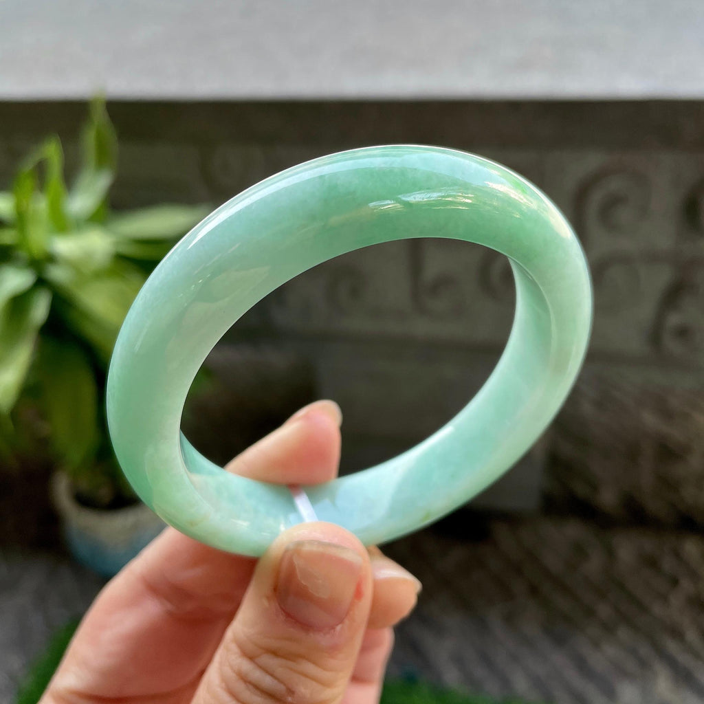 细糯种晴底平安镯（54.3mm）（yc310098）