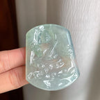糯冰晴底翡翠虚空藏（yc303034）
