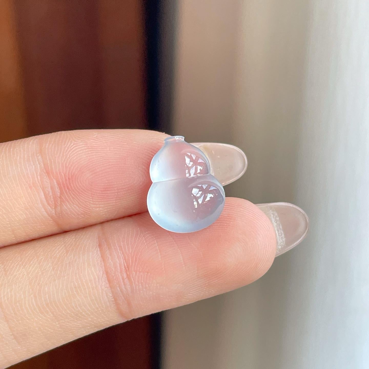 冰玻种无色翡翠葫芦（yc241872）