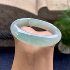 糯冰种飘花平安镯（58.1mm）（yc229246）