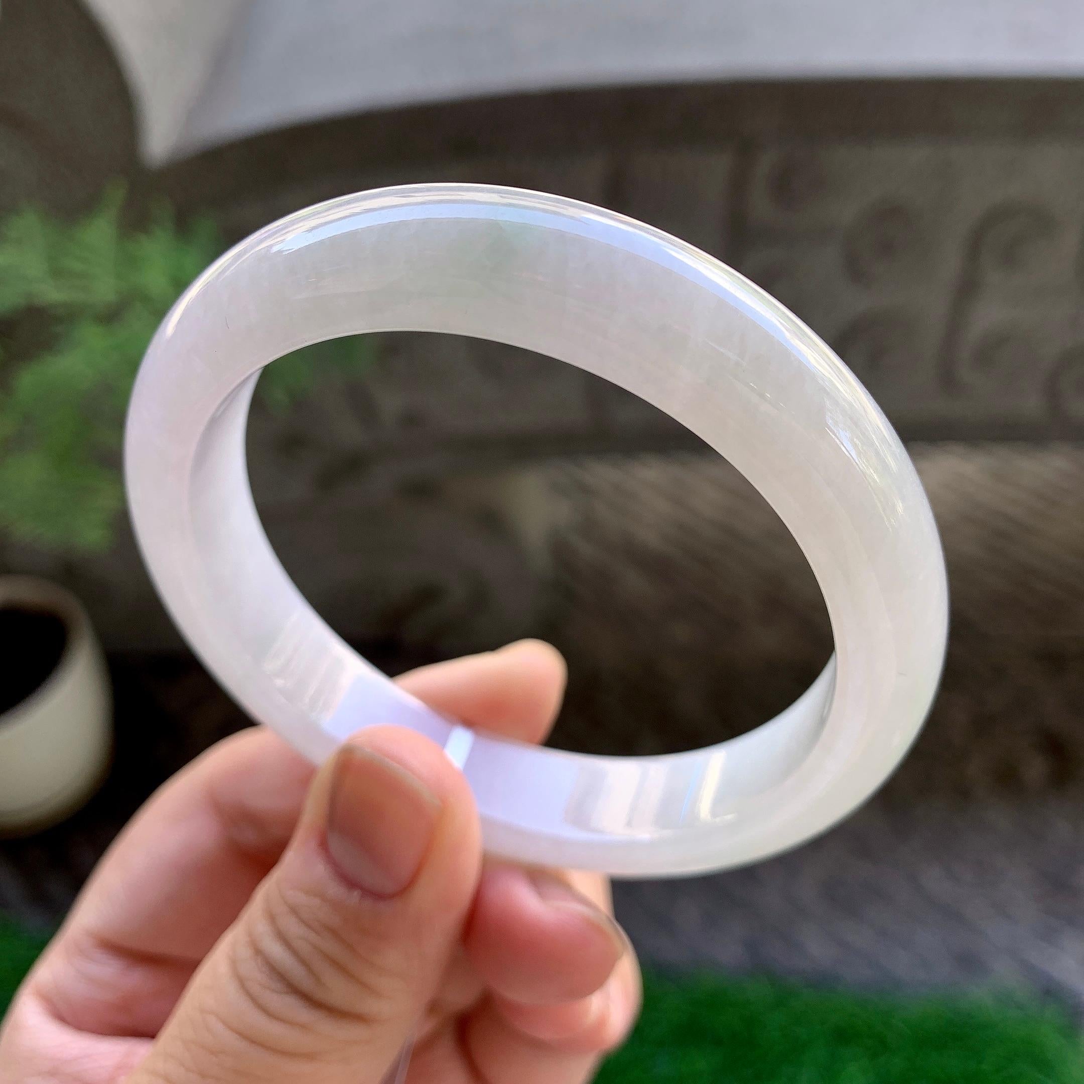 细糯种无色平安镯（57mm）（yc229796）