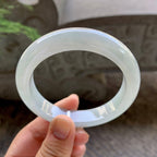 细糯种淡晴底平安镯（57.8mm）（yc199586）