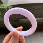 细糯种紫罗兰洒金平安镯（54.5mm）（yc202381）