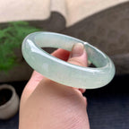 糯冰种晴水平安镯（57.3mm）（yc195953）