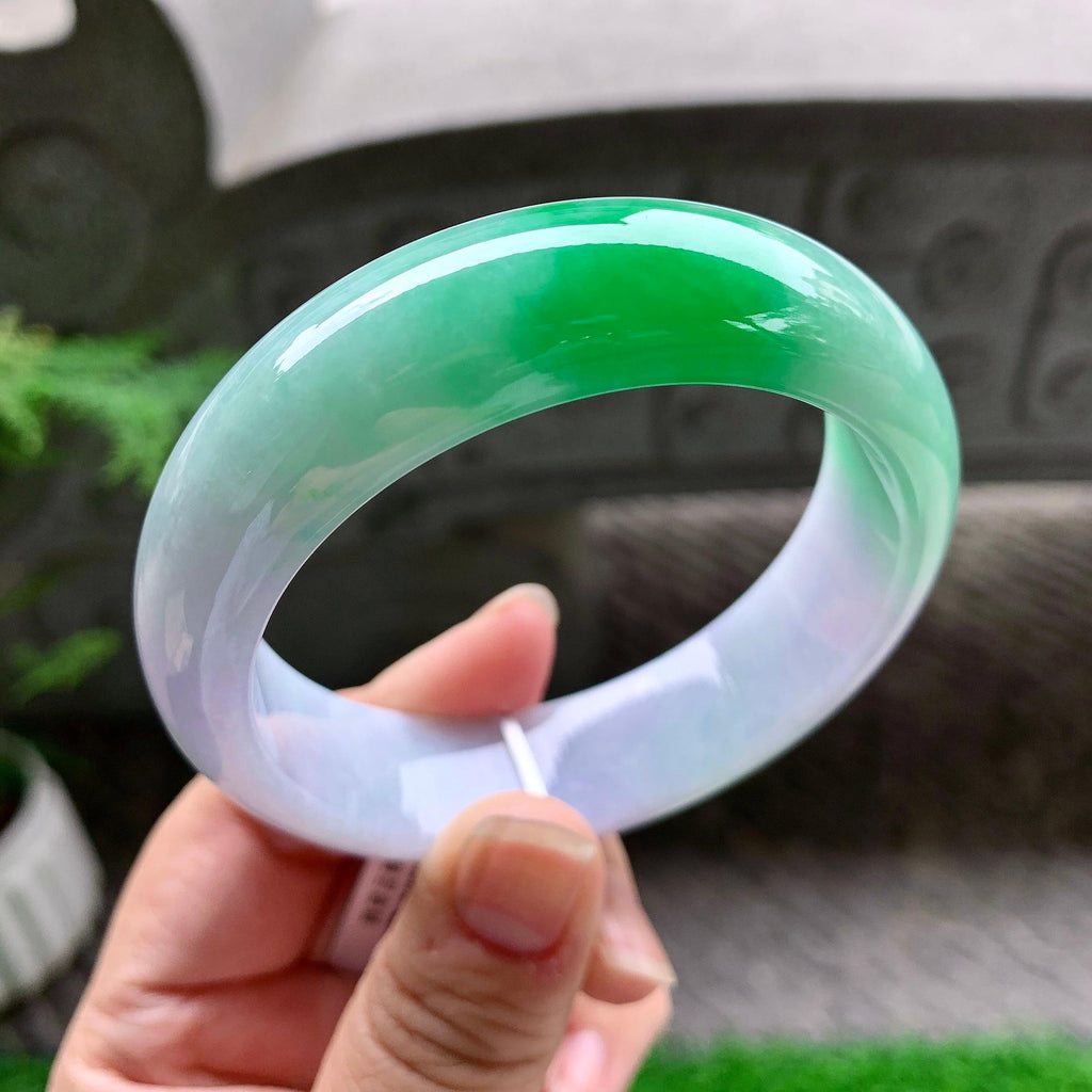 细糯种春彩宽版轮胎手镯（58.4mm）（yc253009）